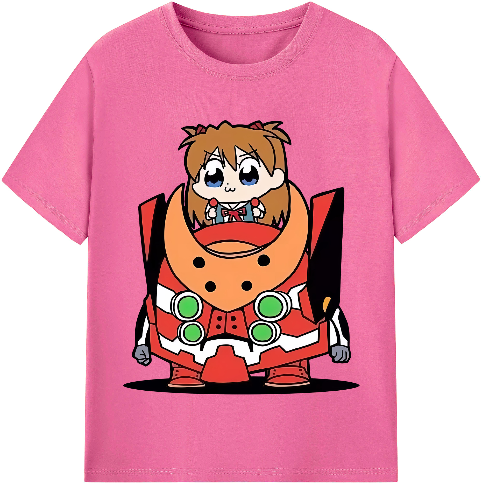 （画像用） EVA 新世紀エヴァンゲリオン レディースカジュアルプリントTシャツ（綿100％）